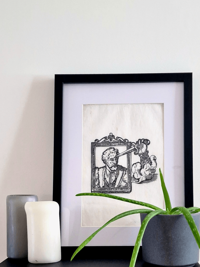 Linogravure - Devises Héroïques