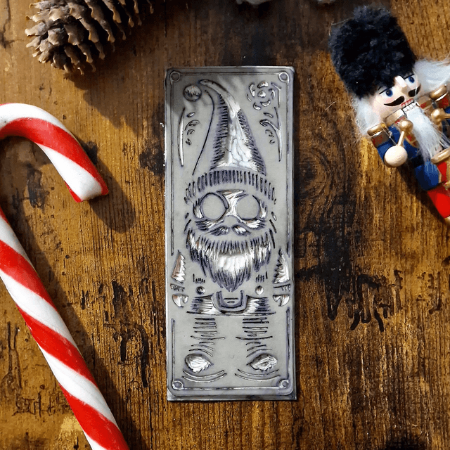Linogravure - L'Etrange Gnome Bob
