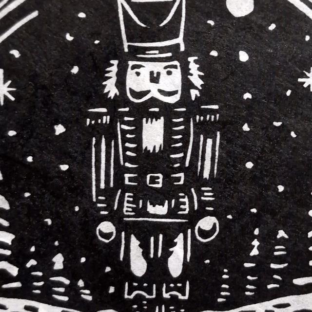 Linogravure - Boule à Neige