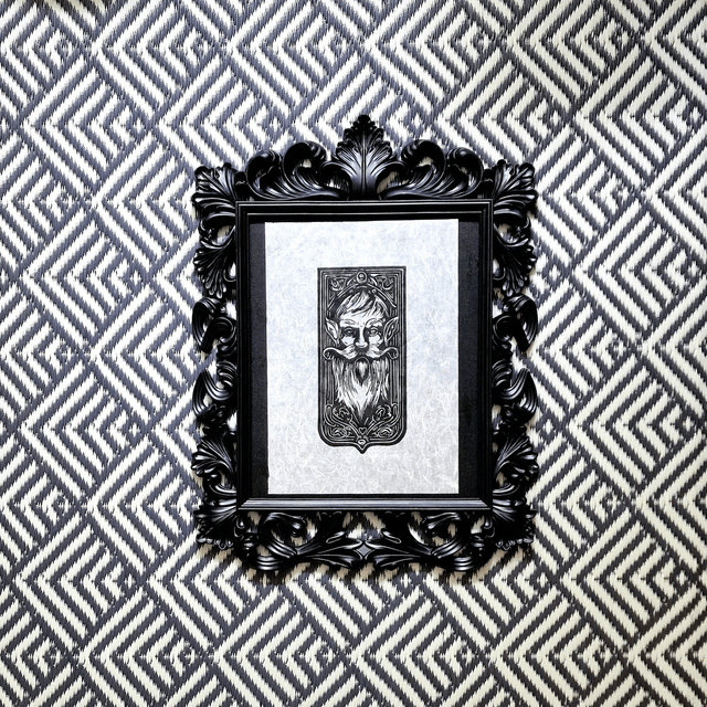 Linogravure - L'Elfe Denetor
