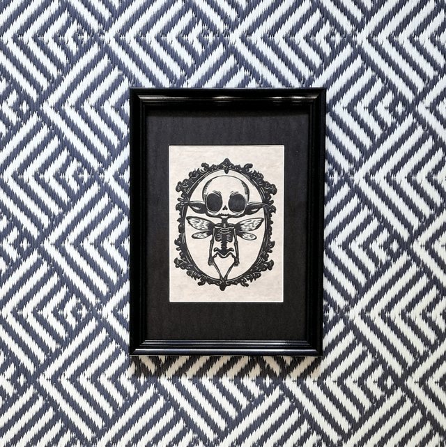 Linogravure - Petit Elfe
