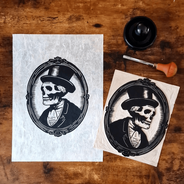 Linogravure - Jasper