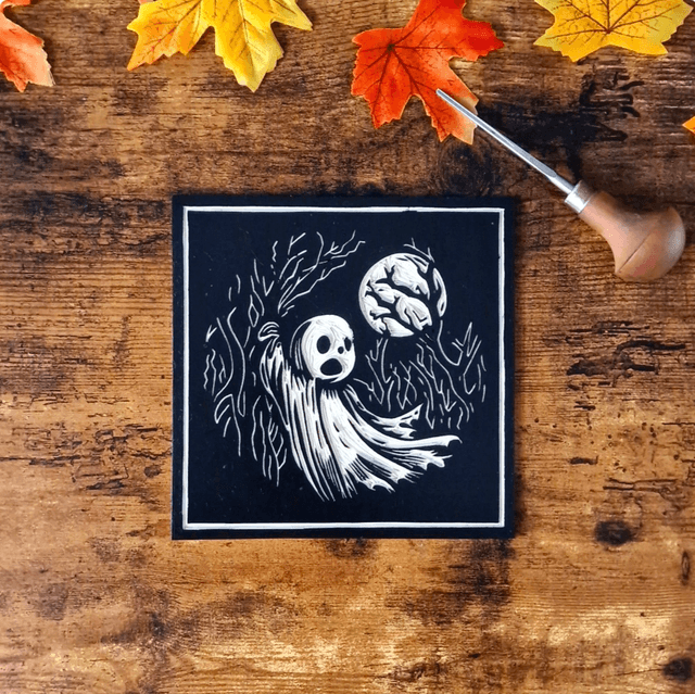 Linogravure - Félix