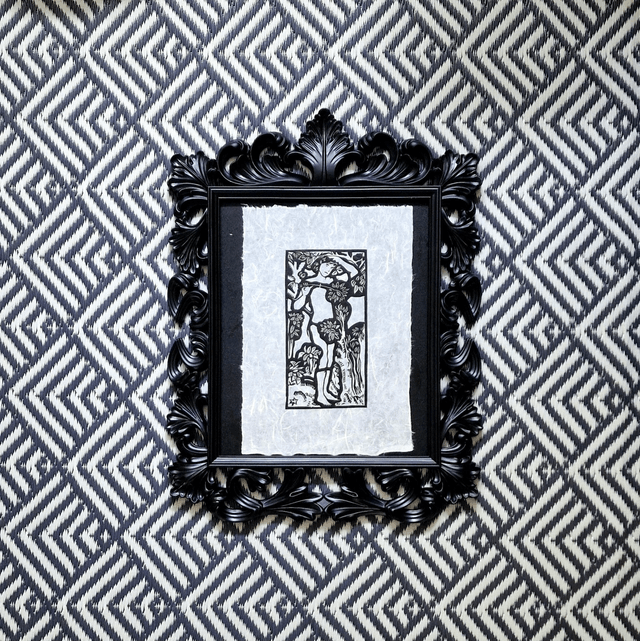 Linogravure - Adam