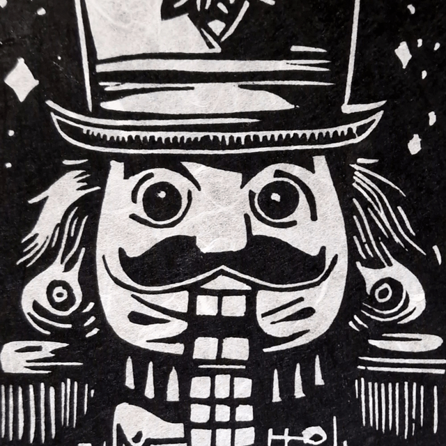 Linogravure - Nutty
