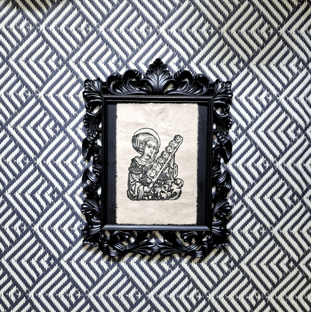 Linogravure - Sainte Félicité et ses Sept Enfants
