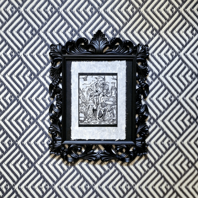 Linogravure - Le Fou Glouton