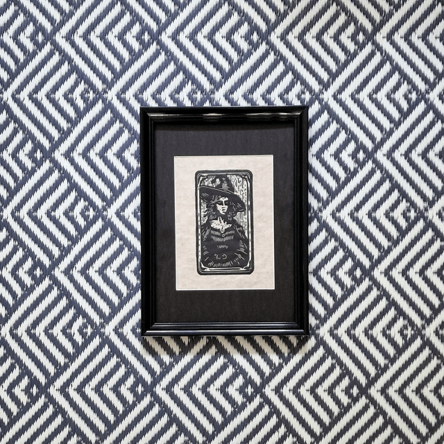 Linogravure - Morgane