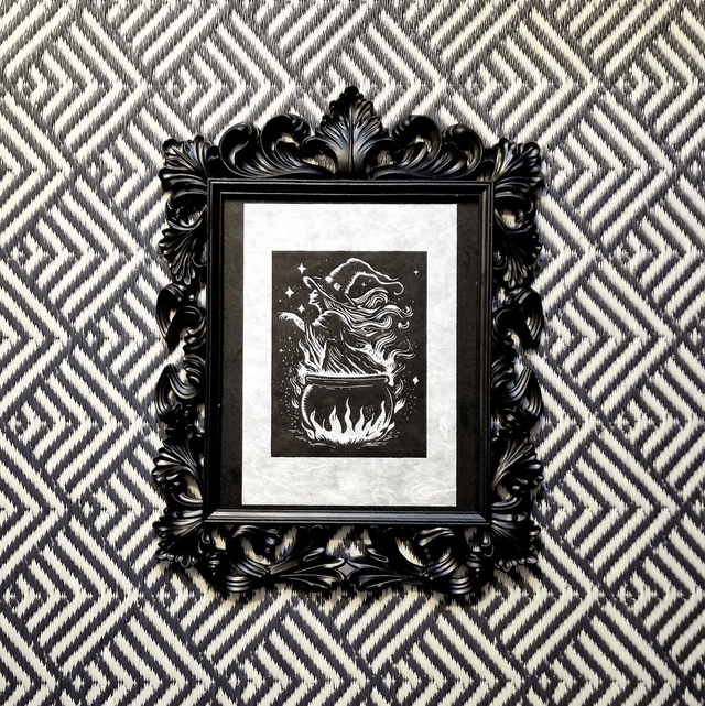 Linogravure - Sally