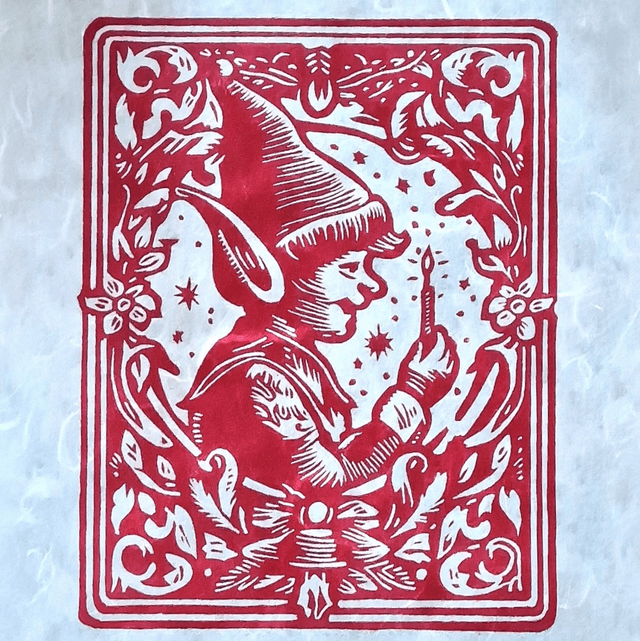 Linogravure - Le Lutin Grelot
