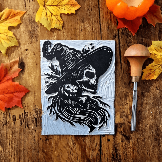 Linogravure - Samhain