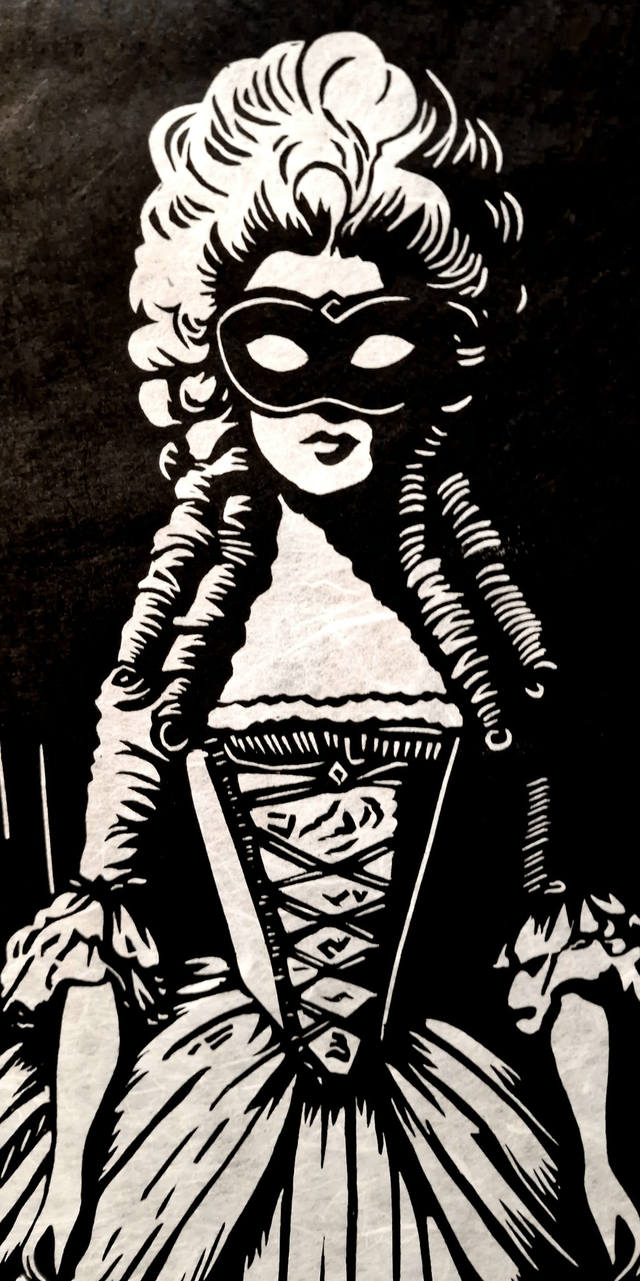 Linogravure - Madame
