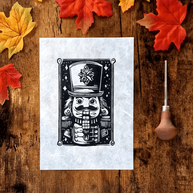 Linogravure - Nutty