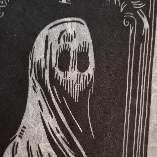 Linogravure - Belphégor